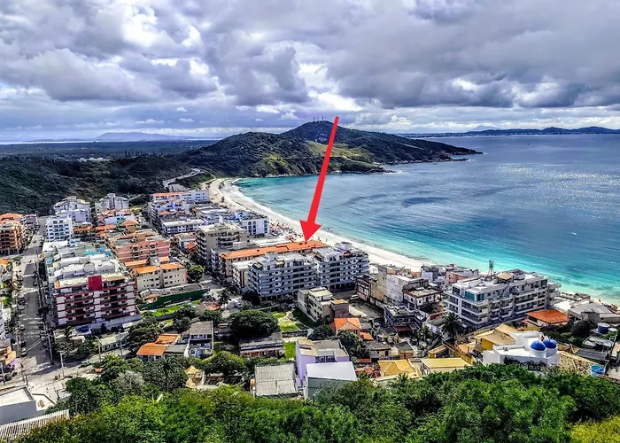 Predio Frente Ao Mar, Pe Na Areia, 2 Quartos, Garagem, Tv A Cabo, Netflix, Amazon Prime, Disney Chanel, Roupa De Cama E Toalhas, Ap Lateral Arraial do Cabo